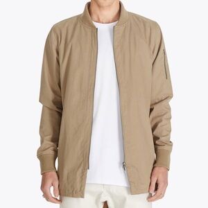 Zanerobe Aten Long Bomber Jacket Tan Size Medium Garmentory Coat Khaki Minimal M